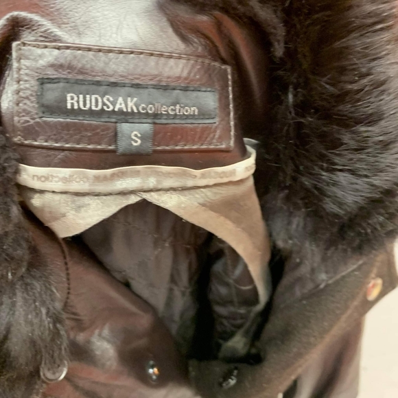 Rare Leather and Fur Rudsak collection Jacket - Picture 9 of 11